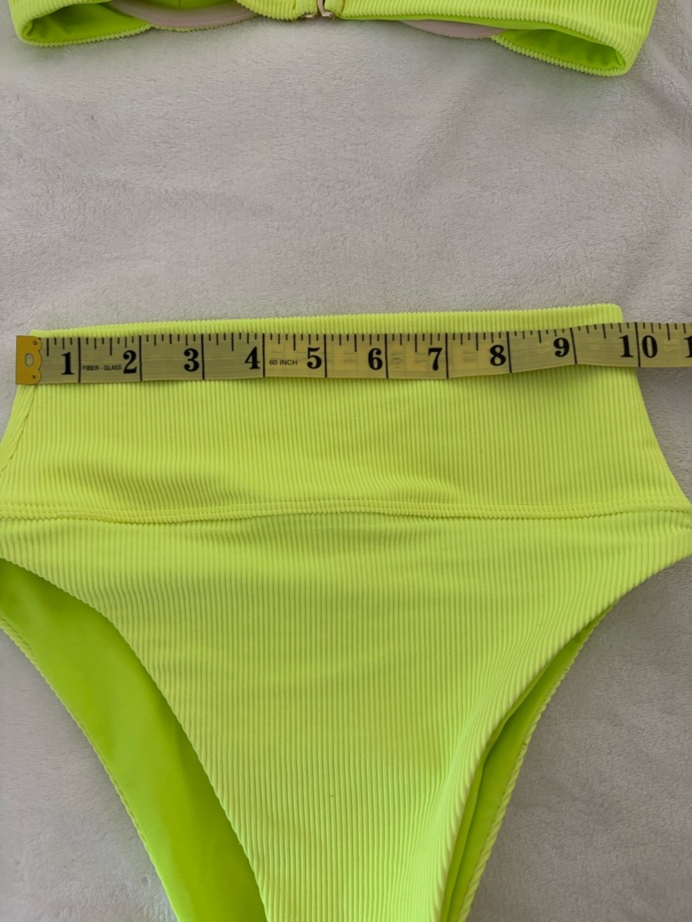 Beach Riot Neon Lime Ribbed Bikini Set - Picture 13 of 13